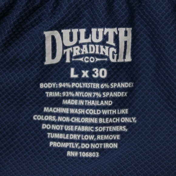 Duluth Trading Pants Mens Large x 30 Black Comfort Joggers Stretch Sweatpants - Picture 9 of 12